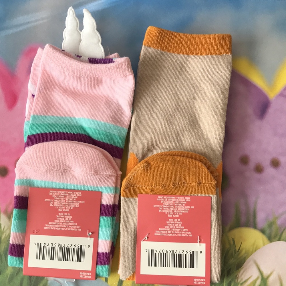 Easter Juncture size 5-9 Womens Crew socks - Picture 2 of 3